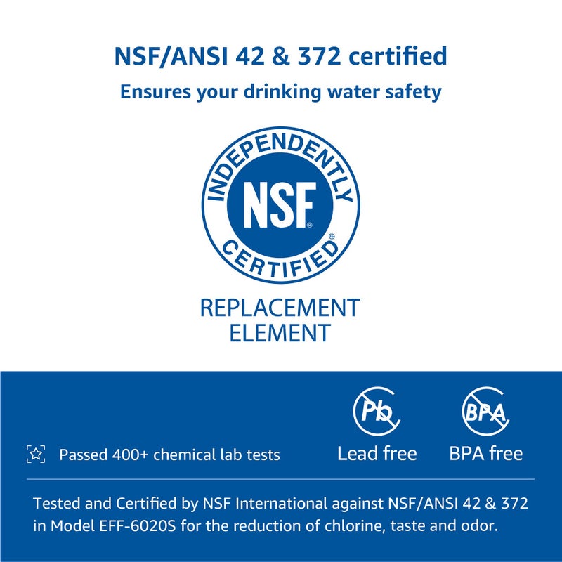 Maxblue ADQ73613401 Refrigerator Water Filter, Replacement for LGÂ® LT800PÂ®, ADQ73613402, ADQ73613408, ADQ75795104, Kenmore 9490, LSXS26326S, LMXC23746S, WF-LT800P, 469490, LMXC23746D, Pack of 3 - Image 2